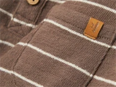 Lil Atelier shitake stribet top